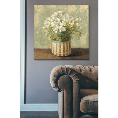 Image of 'Hatbox Freesia' by Danhui Nai, Canvas Wall Art,37 x 37