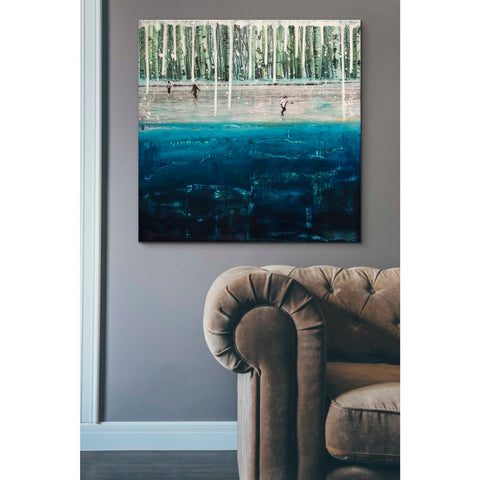 Image of 'FREEZING' by DB Waterman, Canvas Wall Art,37 x 37