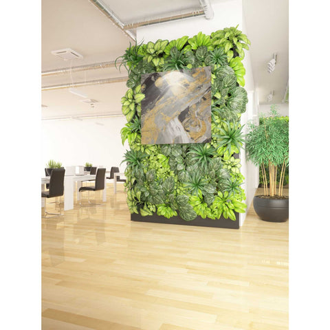 Image of 'Moab Gold and Black' by Albena Hristova, Canvas Wall Art,37 x 37