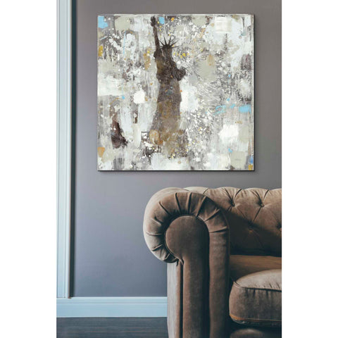 Image of 'Statue of Liberty Neutral' by Albena Hristova, Canvas Wall Art,37 x 37