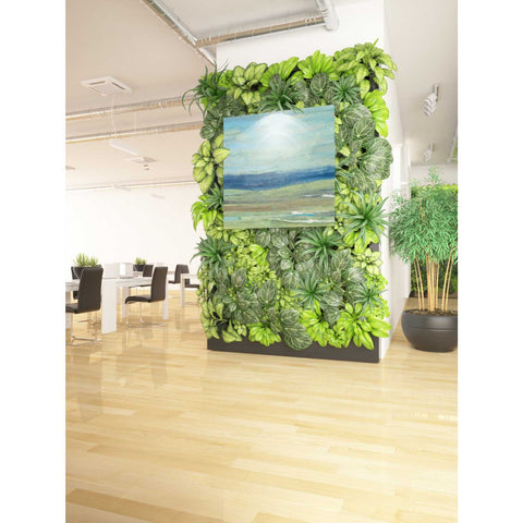 Image of 'Azure Wave' by Albena Hristova, Canvas Wall Art,37 x 37