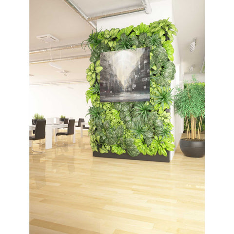 Image of 'Silver City' by Albena Hristova, Canvas Wall Art,37 x 37