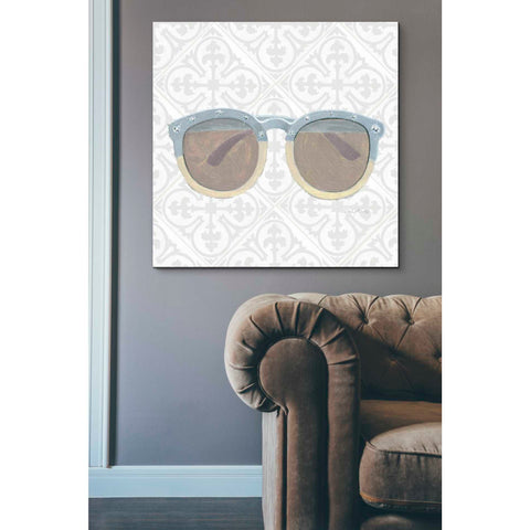 Image of 'Must Have Fashion I Gray White' by Emily Adams, Canvas Wall Art,37 x 37