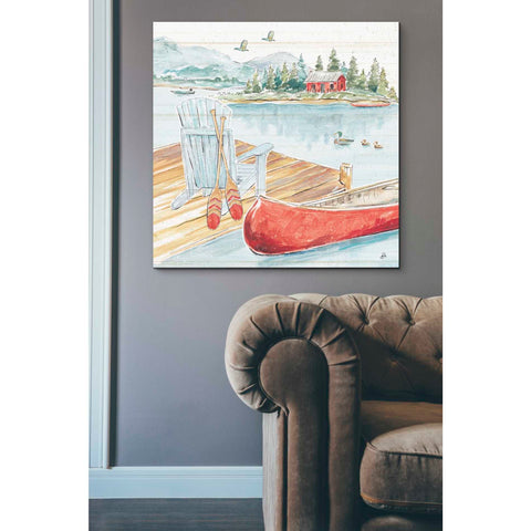 Image of 'Lake Moments III' by Daphne Brissonet, Canvas Wall Art,37 x 37