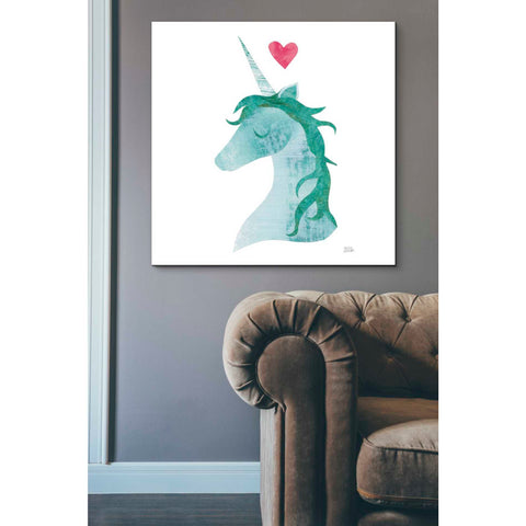 Image of 'Unicorn Magic II' by Melissa Averinos, Canvas Wall Art,37 x 37