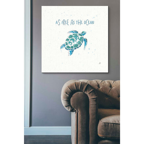 Image of 'Maritime III' by Daphne Brissonet, Canvas Wall Art,37 x 37