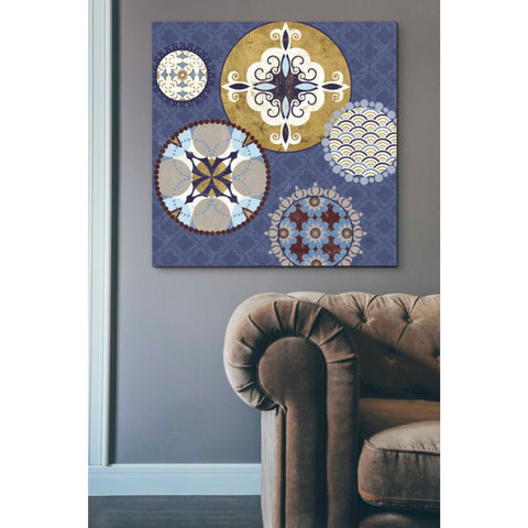 Image of 'Mediterranean Blue III' by Veronique Charron, Canvas Wall Art,37 x 37