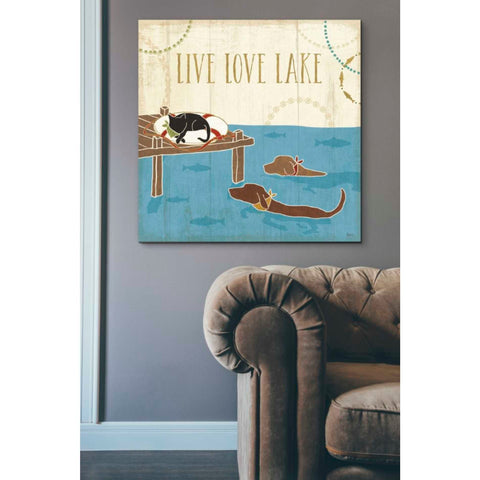 Image of 'Lake Pals V' by Veronique Charron, Canvas Wall Art,37 x 37