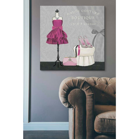 Image of 'Dress Fitting Boutique Sq II' by Marco Fabiano, Canvas Wall Art,37 x 37