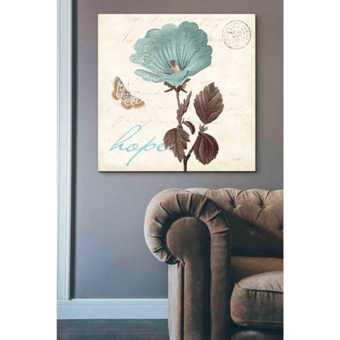 Image of 'Touch of Blue III Hope' by Katie Pertiet, Canvas Wall Art,37 x 37