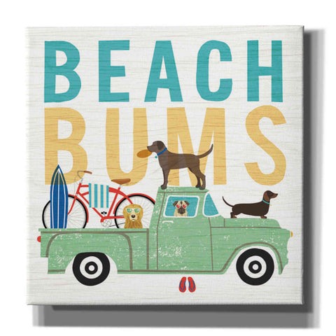 Image of 'Beach Bums Truck I square' by Michael Mullan, Canvas Wall Art