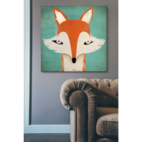 Image of 'Fox' by Ryan Fowler, Canvas Wall Art,37 x 37