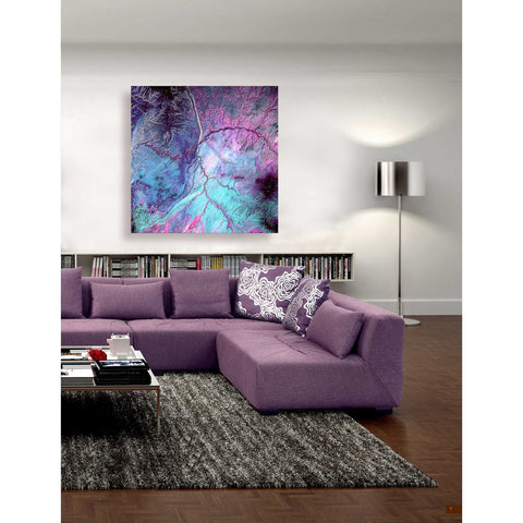 Image of 'Earth As Art: Cloud Lightning' Canvas Wall Art,37 x 37