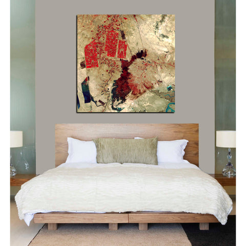 Image of 'Earth As Art: Sloppy Paint Job' Canvas Wall Art,37 x 37