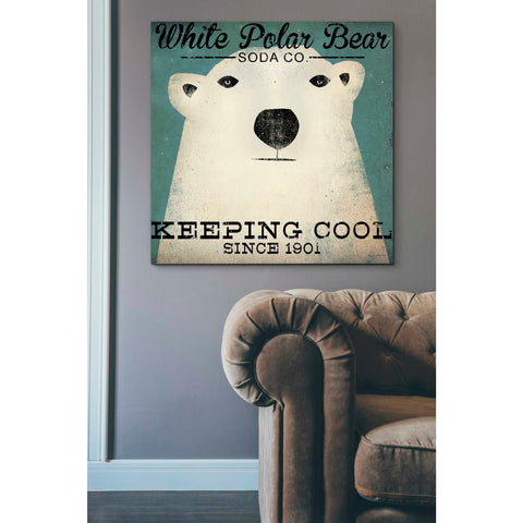 Image of 'Polar Bear Soda Co' by Ryan Fowler, Canvas Wall Art,37 x 37