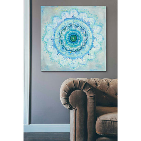 Image of 'Coastal Mandala' by Danhui Nai, Canvas Wall Art,37 x 37