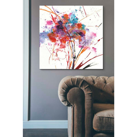 Image of 'Floral Explosion I on White' by Jan Griggs, Giclee Canvas Wall Art