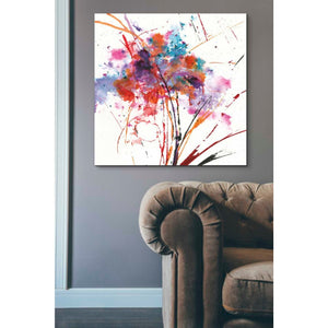 'Floral Explosion I on White' by Jan Griggs, Giclee Canvas Wall Art