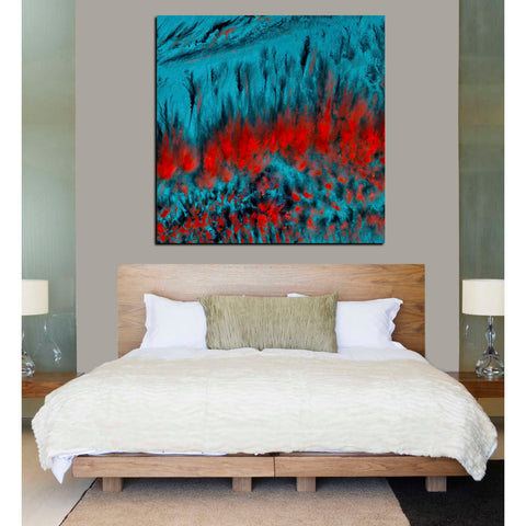 Image of 'Earth As Art: Eerie Cloud Shadows' Canvas Wall Art,37 x 37