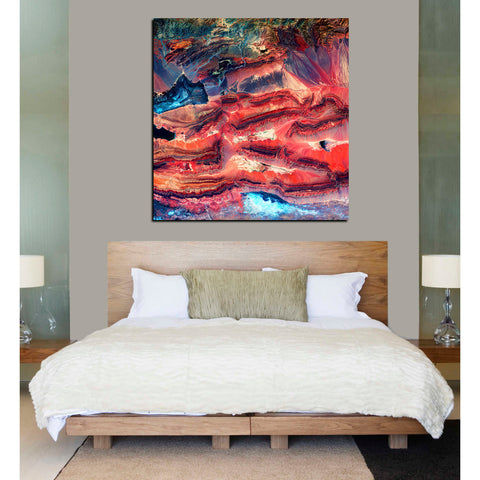 Image of 'Earth As Art: Faults' Canvas Wall Art,37 x 37