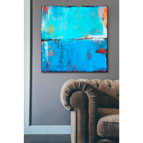 Image of 'Matchbox Blues 5' by Erin Ashley Canvas Wall Art,37 x 37