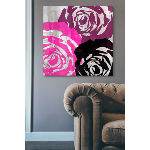 Image of 'Bloomer Squares V' by James Burghardt Giclee Canvas Wall Art