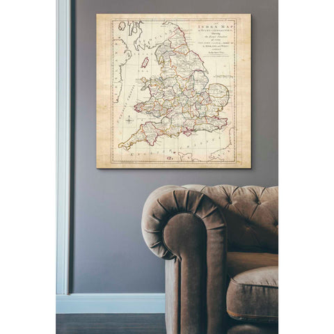 Image of 'Towns, Castles & Abbeys in England & Wales' by Unknown Giclee Canvas Wall Art