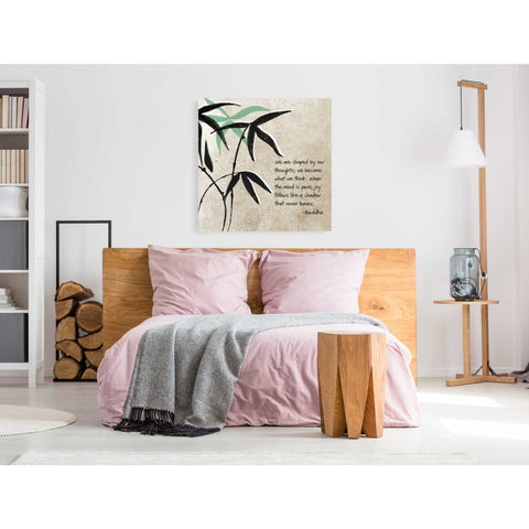 Image of 'Joy Follows' by Linda Woods, Canvas Wall Art,37 x 37