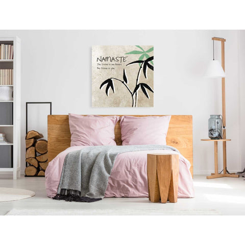 Image of 'Namaste' by Linda Woods, Canvas Wall Art,37 x 37