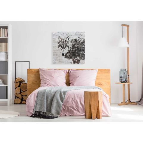 Image of 'Lone Wolf' by Irena Orlov, Canvas Wall Art,37 x 37