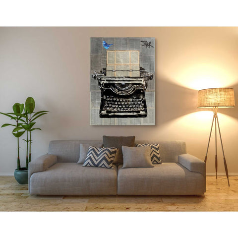 Image of 'The Writer' by Loui Jover, Canvas Wall Art,40 x 54