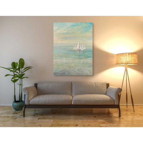 Image of 'Sunrise Sailboats II' by Danhui Nai, Canvas Wall Art,40 x 54