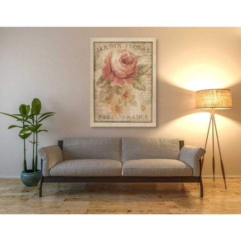 Image of 'Parisian Flowers II' by Danhui Nai, Canvas Wall Art,40 x 54