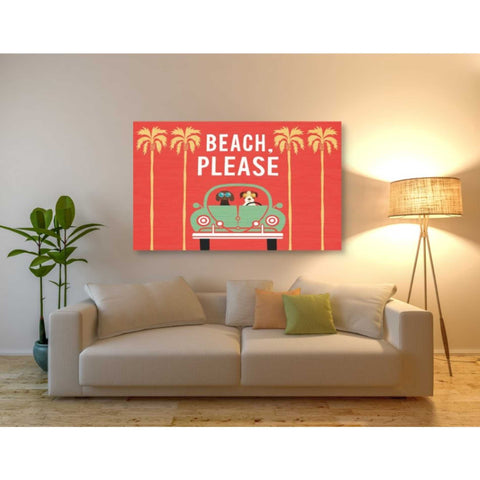 Image of 'Beach Bums Beetle I' by Michael Mullan, Canvas Wall Art,54 x 40