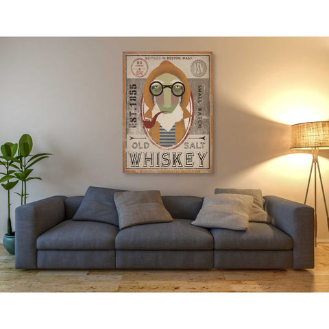 Image of 'Fisherman II Old Salt Whiskey' by Ryan Fowler, Canvas Wall Art,40 x 54