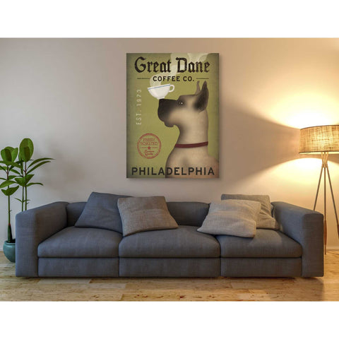 Image of 'Great Dane Coffee Philadelphia' by Ryan Fowler, Canvas Wall Art,40 x 54