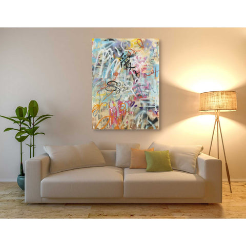 Image of 'Graffiti Love' by Danhui Nai, Canvas Wall Art,40 x 54