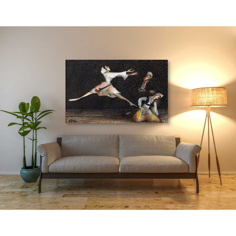 Image of 'Cuca e Maleve' by Samedin Asllani, Canvas Wall Art,54 x 40