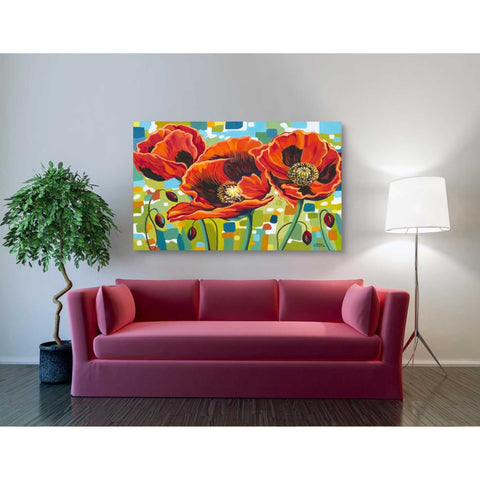 Image of 'Vivid Poppies III' by Carolee Vitaletti Giclee Canvas Wall Art