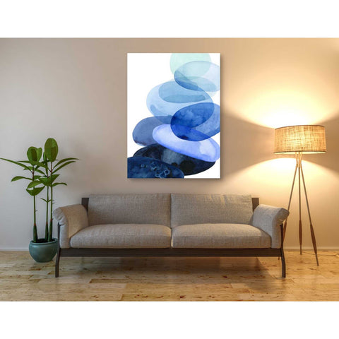 Image of 'River Worn Pebbles I' by Grace Popp Canvas Wall Art,40 x 54