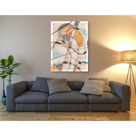 Image of 'Ovals & Lines I' by Nikki Galapon Giclee Canvas Wall Art