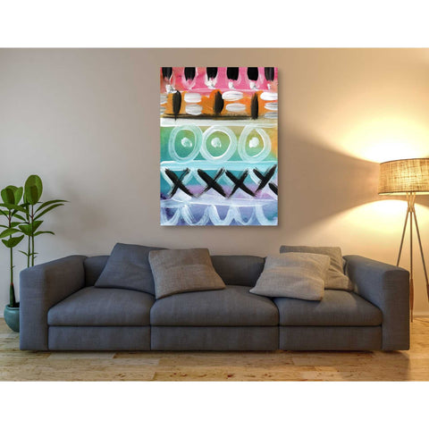 Image of 'Fiesta III' by Linda Woods, Canvas Wall Art,40 x 54