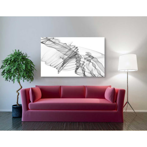 Image of 'Abstract Black and White 19-22-36' by Irena Orlov, Canvas Wall Art,54 x 40