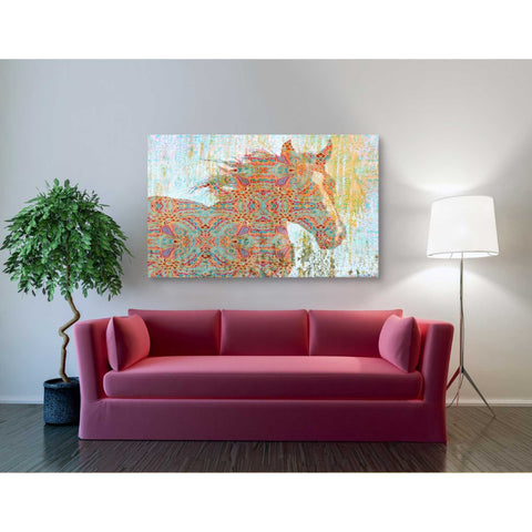 Image of 'Pattern Horse' by Irena Orlov, Canvas Wall Art,54 x 40