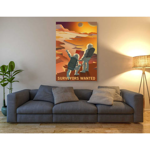Image of 'Mars Explorer Series: Surveyors Wanted' Canvas Wall Art,40 x 60