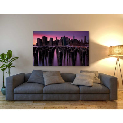 Image of 'Manhattan Glow' by Katherine Gendreau, Giclee Canvas Wall Art