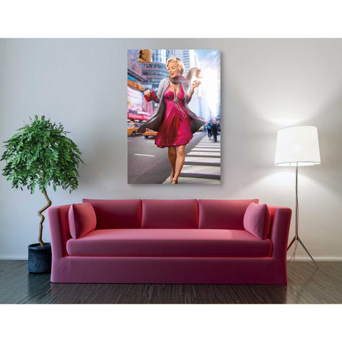 Image of 'Marilyn in the City' by JJ Brando Giclee Canvas Wall Art