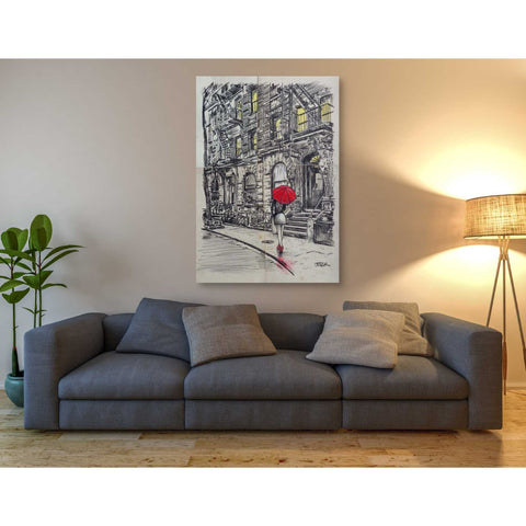 Image of 'Burrough Walk' by Loui Jover, Canvas Wall Art,40 x 60