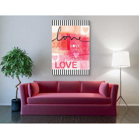 Image of 'Love Vertical' by Linda Woods, Canvas Wall Art,40 x 60