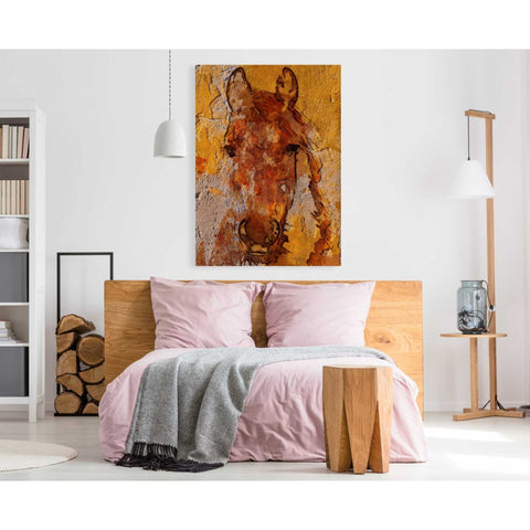 Image of 'Yellow Horse' by Irena Orlov, Canvas Wall Art,40 x 60
